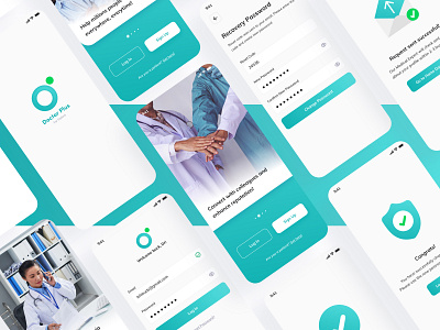 Doctor Plus Mobile App React Native and Flutter app design doctor flutter ios kit mobile patient plus reactnative template ui