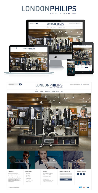 London Philips graphic design ui