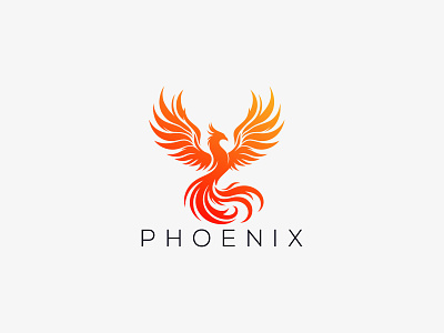 Phoenix Logo animal animal logo bird logo birds branding design fire bird fire bird logo game graphic design logo phoenix phoenix animal logo phoenix logo phoenix logo design strong top birds logo top phoenix logo vector