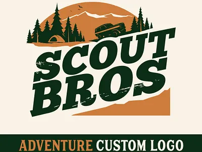 ADVENTURE CUSTOM LOGO graphic design logo wildlife logo design