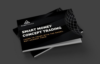 Book Cover AlgoTrader bookcover brand identity branding design graphic design vector