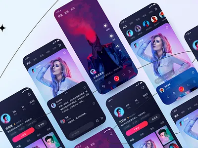Live App UI Design app graphic design ui