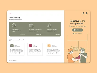 Vaccination Schedule Web Application appoinmentschedule artwork branding corona graphic design illustration ui vaccination web application yellow
