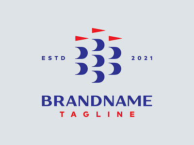 Barque Set Sail 📌 Logo for Sale barque boat brig club cruise flag heraldry logo marine nautical ocean sailboat sailing sea seafood ship travel vessel wave yacht