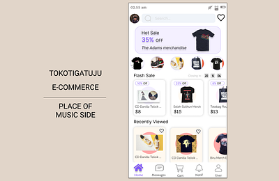 Tokotigatuju e-commerce branding e commerce graphic design music toko toko online ui uiux ux