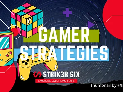 Gamer Strategies game gamer thumbnail youtube