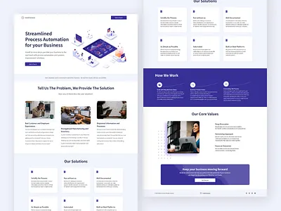 Website Design automation productdesign uidesign uxdesign website