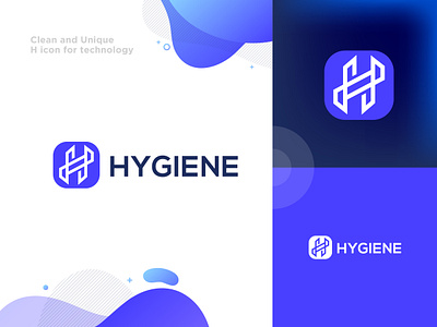 Clean and Unique H icon for technology abstract logo brand identity branding business logo creative logo flat logo identity logo logo design logo designer logodesign logos logotype minimalist logo modern logo professional logo unique logo visual identity