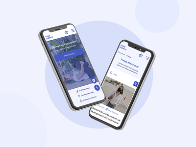 Medpatent - service with certified medical devices branding clean design information minimal ui ux