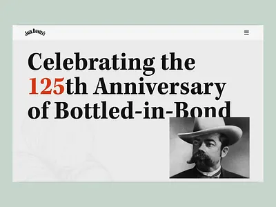 Jack Daniels showcase landing page aboutus alcohol animation dark ui design figma jackdaniels landing page mainpage minimal motion graphics presentation ui ux