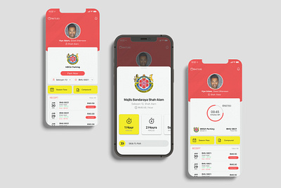 Smart Selangor Parking Apps - Design Concept app design ui ux