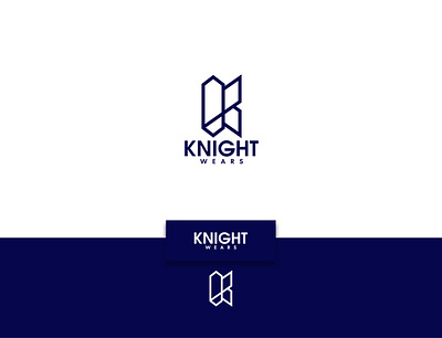 Knight Wears Logo app icon brand identity graphic design iconic logo k logo knight logo logo logo design minimal logo wear branding