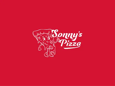 Sonny's Pizza design graphic design illustration logo