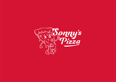 Sonny's Pizza design graphic design illustration logo