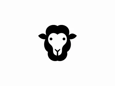Sheep Head Logo animal branding christianity cute design farm icon illustration lamb logo mark mascot minimalist modern premium religion sacrifice sheep vector wool