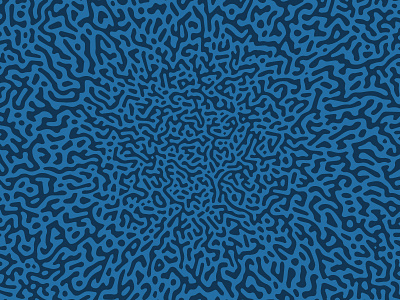 Warped Turing Pattern (Blue) abstract abstract art aesthetic alan turing blue distort distorted generative generative art morphogenesis natural nature organic pattern pattern design patterns reaction diffusion turing pattern warp warped