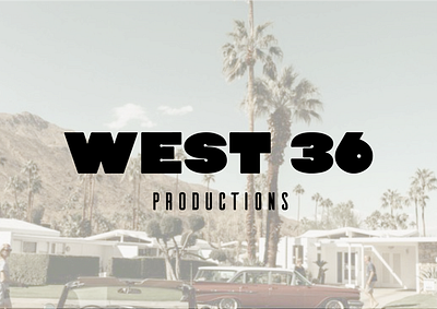 West 36 Productions branding design graphic design illustration logo