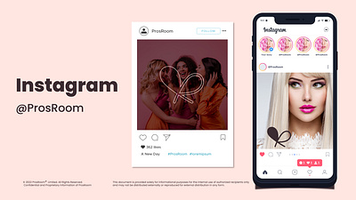 ProsRoom - Instagram branding design graphic design logo typography