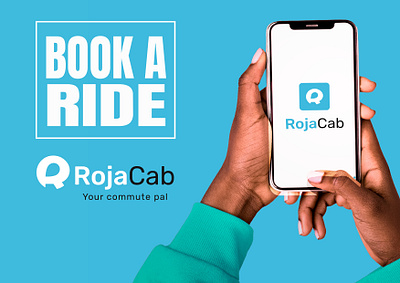 RojaCab - A Ride Hailing Service branding design graphic design logo typography