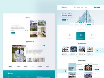 Real estate website design design figma pixel perfect design real estate real estate website template design ui ui design ux ux design