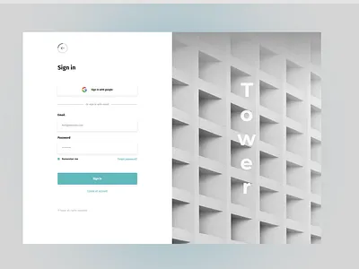 Sign in design product design ui uiux ux uxui web webdesign