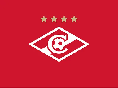 FC Spartak Moscow ball fcsm football football club football logo logo rebranding red restyling rhomb rhombus simpification soccer spartak sports sports branding sports design sports identity sports logo white
