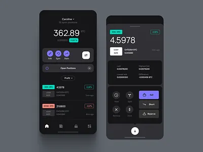 CryptoOne - Cryptocurrency App app branding candle chart chart crypto cryptocurrency cryptoone design diagrams flat illustration interface logo mobile ui ux