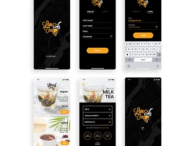 Livetea App affinitydesigner illustration illustrator logo typography ux