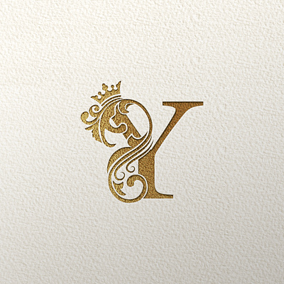 luxury golden logo letter Y beauty logo branding branding design design gold gold brand golden logo graphic design letter y logo luxury luxury logo y