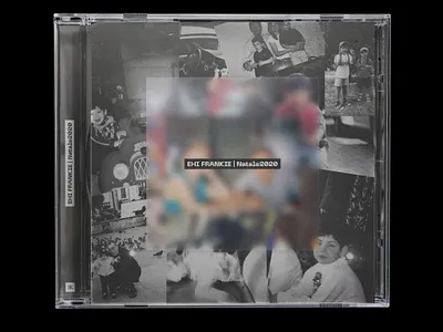 Ehi Frankie - Natale2020 cover.1 album branding color cover design digipack hip hop illustration jewel case kids layout mockup music rap single ui vintage photos