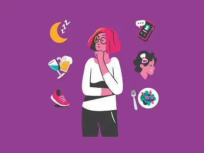 Get Better Sleep character illustration sleep