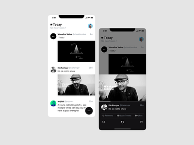 Simple Twitter app twitter ui ux