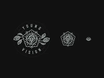 Young Vision - Responsive Logos brand identity branding design graphic design icon icon design identity design illu illustration illustrator linework logo logo design logo lockup logo seal logomark monoline responsive branding responsive logo vector