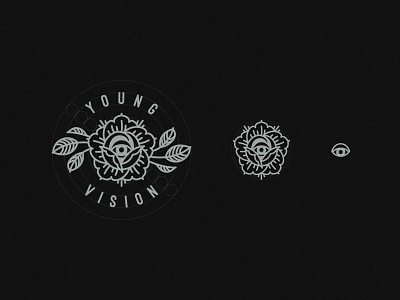 Young Vision - Responsive Logos brand identity branding design graphic design icon icon design identity design illu illustration illustrator linework logo logo design logo lockup logo seal logomark monoline responsive branding responsive logo vector