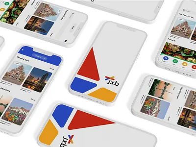 Jakarta Experience Board - JXB app design graphic design minimal ui ux