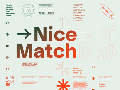 Match barcelona design emtype font graphic design illustration logo sans type typography ui