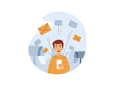 Spamming Email Receive manyemail ui