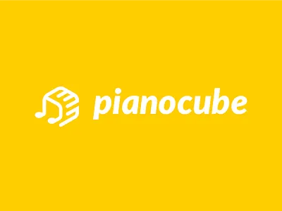 Pianocube brand branding concept design identity logo logomark vector