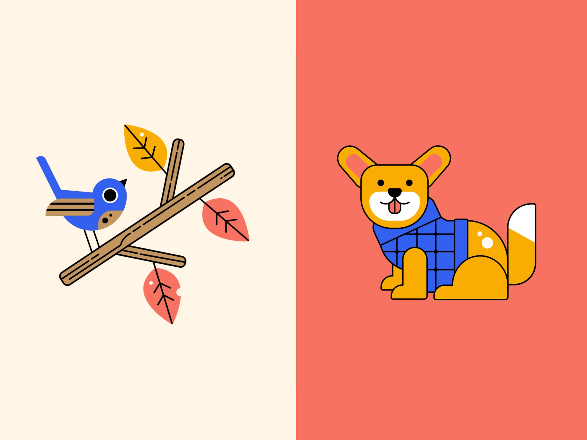 Fall GIF Stickers 🍂 for Giphy & Instagram after effects animated gif animation autumn colourful cozy design digital illustration fall fall vibes freelance illustrator gif gif sticker giphy illustration katycreates nature season