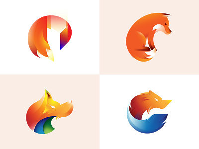 Fox and Wolf Logo Design & Grid animal logo branding business logo creative logo fox fox logo golden ratio golden ratio logo guideline identity logo logo animation logo design logo grid logo ideas logo motion wolf wolf logo