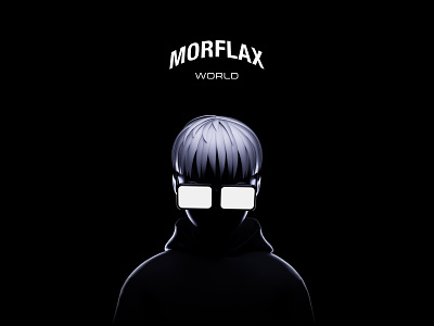 Morflax 3D Character 3d 3d character 3d illustration black 3d character blender3d brand identity branding design graphic design metaverse nft