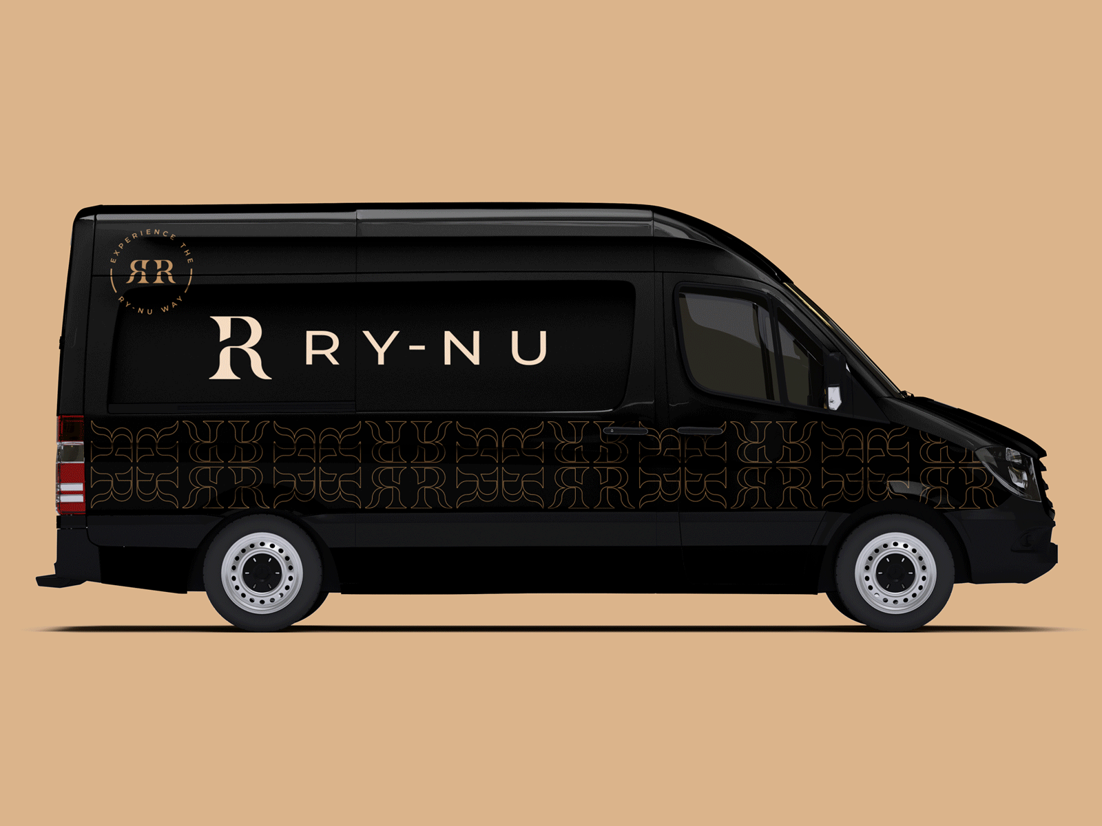 Ry-Nu Luxury Cosmetic Surgery Concierge Sprinter Van Vinyl Wrap beauty body enhancement brand identity branding concierge cosmetic surgery logo designer luxury minimal print print design sprinter van transportation van van wrap vehicle wrap vehicle wrap mockup vinyl vinyl wrap wrap mockup