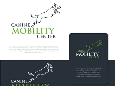 Custom logo for rehab (physcial therapy) center for dogs branding illustration logo vector