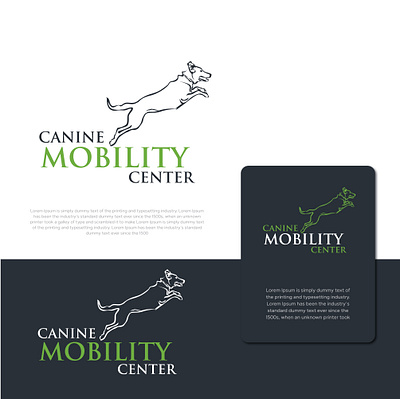 Custom logo for rehab (physcial therapy) center for dogs branding illustration logo vector