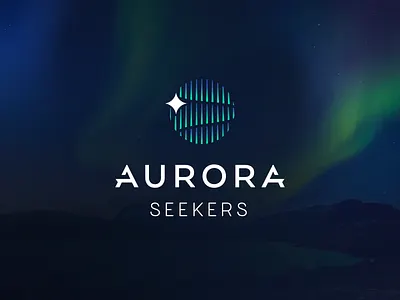 Aurora Seekers Logo Design aurora identity design logo