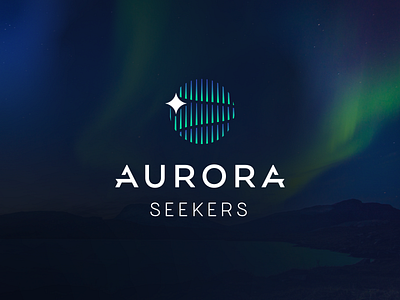 Aurora Seekers Logo Design aurora identity design logo