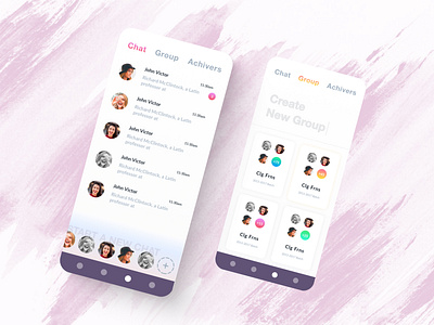 Byjus - Group Chat Concept app chat connect design edutech app group chat learning app minimalistic mobile application online course online study ui user experience ux