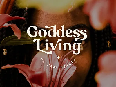 Goddess Living Logo Design beauty care logo