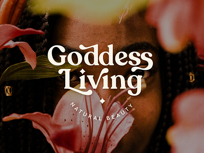 Goddess Living Logo Design beauty care logo