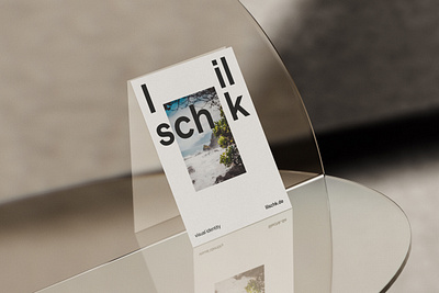 lilschk - visual identity for a photographer branding corporate design dynamic identity logo photographer photography portfolio typography variable logo